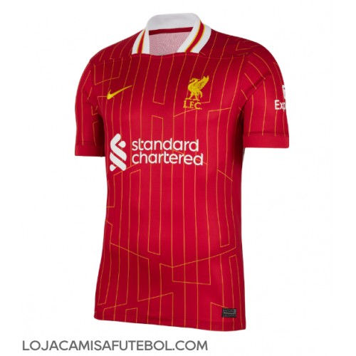 Camisa de Futebol Liverpool Equipamento Principal 2024-25 Manga Curta